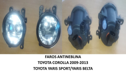 (ap-025) Faros Antineblina Toyota Corolla 2009-2013