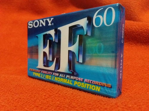 Cassette Sony Efb 60 - 60 Minutos Nuevo Sellado - 20 Soles