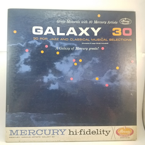 Mercury Artists - Galaxy 30 - Jazz Pop Vinilo Doble - Mb
