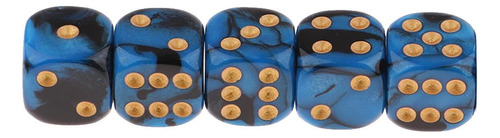 5 Dados De Juego De 5x5x6 Caras Dados De 16 Mm Para 5 Piezas
