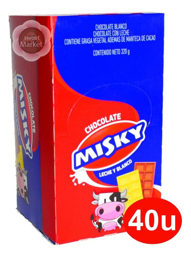 Chocolatin Misky X 40u Tipo Georgalos