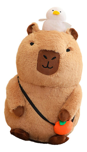 Figura De Peluche De Juguete De Capibara De Siéntate 30 Cm.