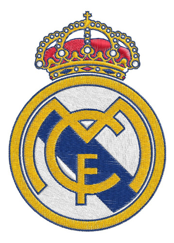 Parche Real Madrid Aplique Pegar Plancha Tipo Embroidery