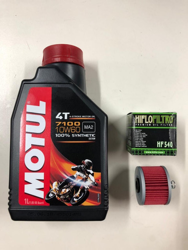 Kit Service Yamaha Fz16 Rouser 135 Motul 7100 + Filtro Avant