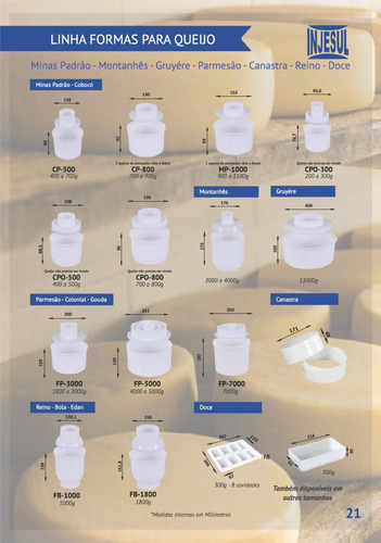 Dessorador Para Forma De Queijo Minas Padrão Cobocó Cp-500