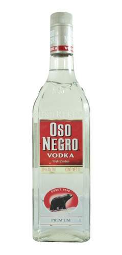 Vodka Oso Negro 1 Lt