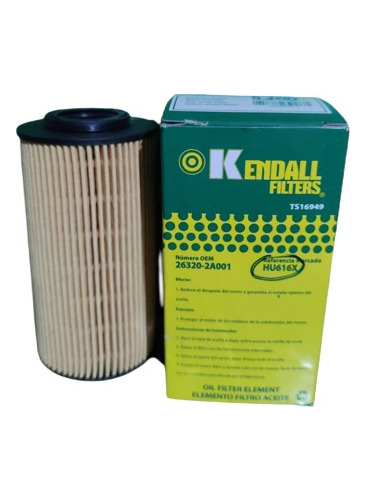 Filtro Aceite Kendall Modelo Hu616x Accent 1.5 Crdi Getz 1.5