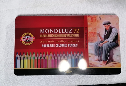 Mondeluz 72 Aquarelle Lápices De Color Acuarelables