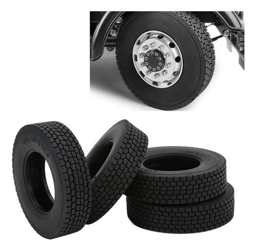 Neumáticos Delanteros Y Traseros Rc Para Tamiya, 4 Piezas De