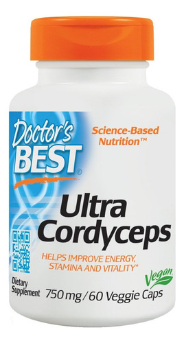 Doctor's Best Ultra Cordyceps  60 Cápsulas Vegetarianas