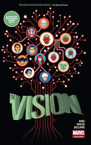 Vision Portada 1 Marvel Deluxe Pasta Dura