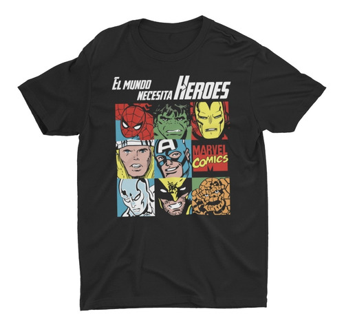 Playera Héroes Marvel 