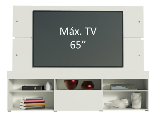 Centro Entretenimiento Para Tv Everest Mesa Panel Hasta 65''