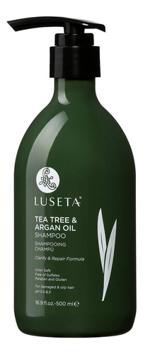 Luseta - Champú De Árbol De Té Con Aceite De Argán, 16..