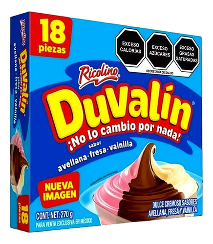 Duvalin Trisabor Ricolino 18 Piezas 