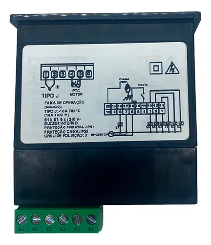 Controlador de horno turbo Venancio INV-YB1-01-J-H-F Color 80/250