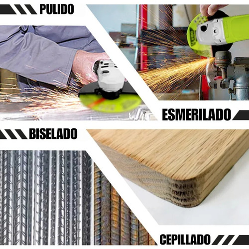 Imagen 4 de 8 de Esmeril Angular Vido 9 2600w