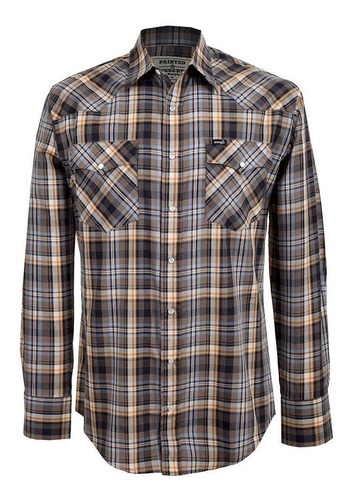 Imagen 1 de 6 de Camisa Vaquera Wrangler Hombre Manga Larga U51