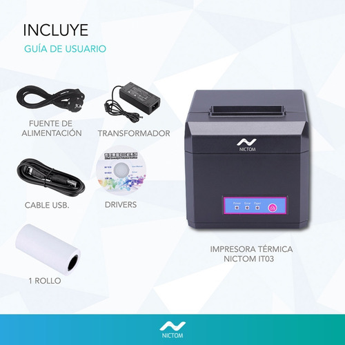 Imagen 4 de 5 de Impresora Termica 80mm Comandera Tickets Usb Simil Epson .