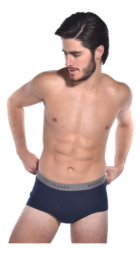 Pack X 3 Trusa Slip Hanes De Algodón Clásico Para Hombre