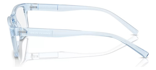 Lentes Anteojos De Vista Armazón Armani Exchange Ax3115 Color Celeste Talle Xl