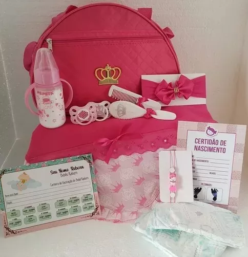 Bebe reborn real verdade larinha kit e acessorios 1500150084