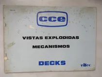 Comprar Esquemario Antigo Cce  Audio Mecanismos Decks Vários Modelos