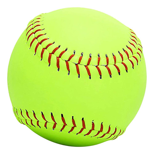 1 Pelotas De Softbol De Práctica Deportiva Amarillas, Tamaño