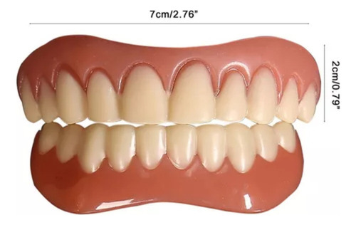 Carillas Superiores E Inferiores De Silicona Para Dientes Pe