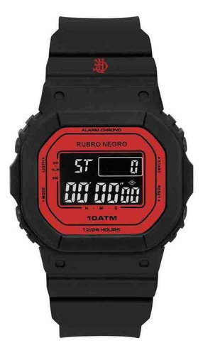 Relógio Digital Masculino Technos Flamengo Preto Vermelho