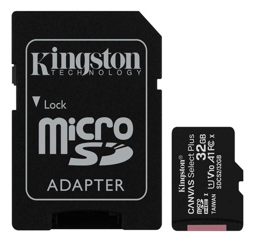 Memoria Micro Sd De 32gb Clase 10 Kingston Original