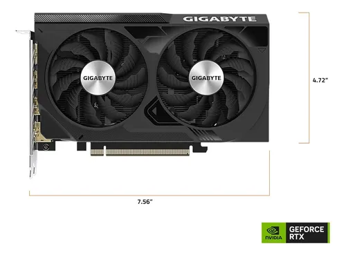 Placa Gráfica Gigabyte Geforce Rtx 4060 Windforce Oc 8g