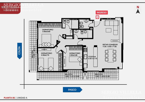 Imagen 2 de 30 de Departamento En Venta De 3 Dormitorios En Rosario