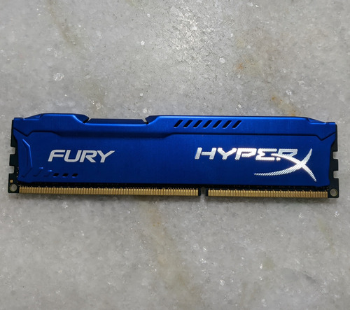 Memória Hyperx Fury, 8gb, 1600mhz, Ddr3, Cl10, Azul