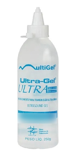Gel P/ Ultrassom Multigel | 250gr -ultra-gel Intimo Condutor