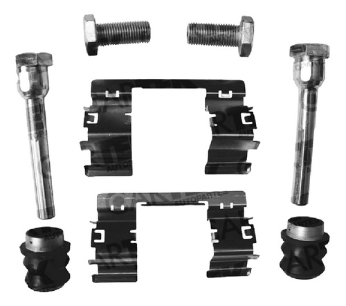 Kit Herrajes De Balatas Chev Silverado 1500 2010-2011 Del Ck