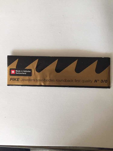 Pelos Seguetas Joyeria Marca Pike 3/0 (12$) Por 3 Docena