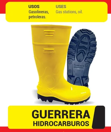 Bota De Caucho Pvc Amarillo Rh Guerrera Robusta Suelacol