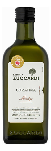 Aceite De Oliva Zuccardi Extra Virgen Varietales 500cc