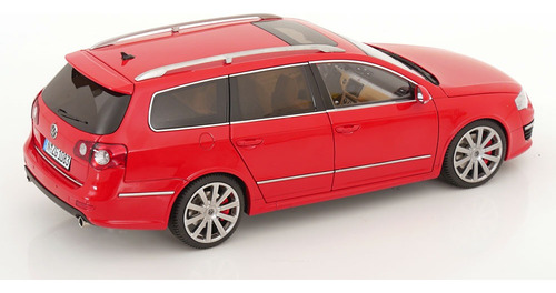 Miniatura Carro Vw Passat R36 Variant 2009 Vermelho 1:18 Nzg Vermelho
