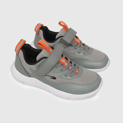 Zapatilla De Niños Deportiva Gray / Gris (28 A 38)