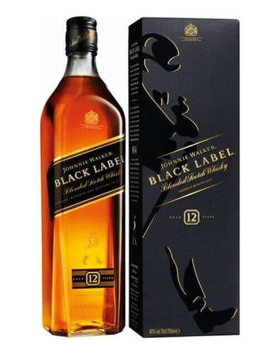 Johnnie Walker Black Label 1 Litro ¡oferta Hasta 01 De Abri!