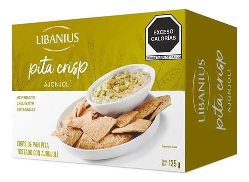 Chips De Pan Pita Libanius Pita Crisp Tostado Con Ajonjolí 
