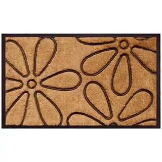 Calloway Mills 10016 Flowers Coir And Rubber Heavy-duty...