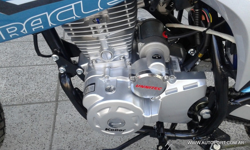 Keller Miracle 200 Celeste 2021 0km Ap Motos Doble Disco