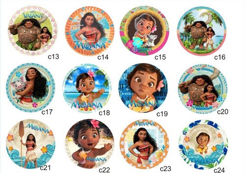 16 Portaretratos Moana Con Vidrio Foto 6x9cm