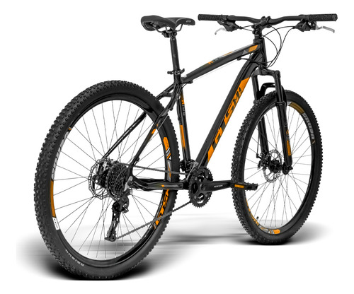 Bicicleta Aro 29 Gts Freio Hidráulico E Suspensão 27v Ride Cor Preto-laranja Tamanho Do Quadro 17