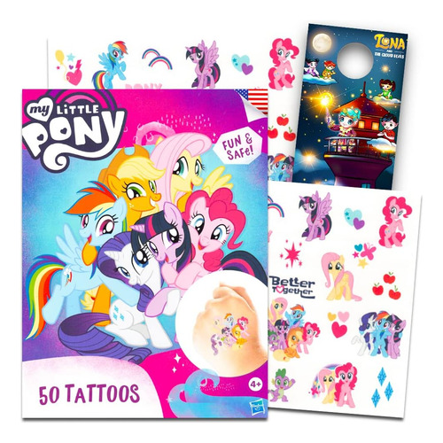 Tatuajes Temporales De Disney Para Niños  Mi Little Pony