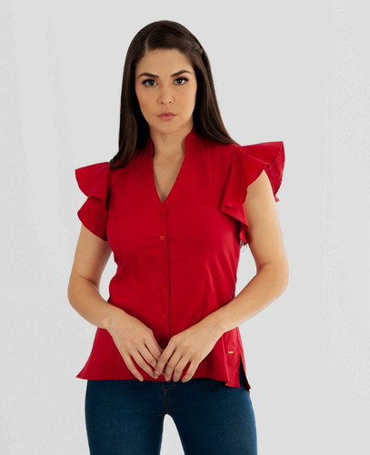 Blusa Missing 111e016 Rojo