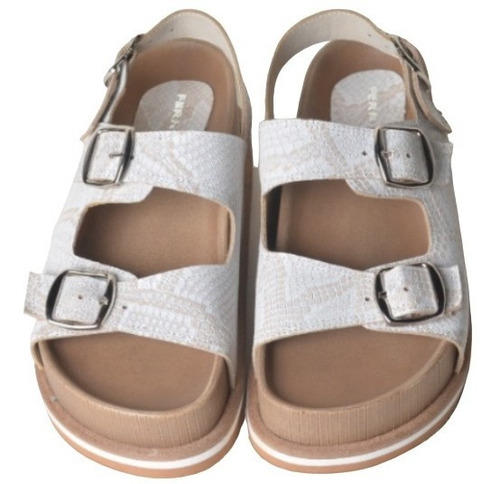 Imagen 5 de 5 de Sandalias Ojota Chancletas De Mujer De Cuero Traun - Ferraro
